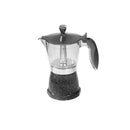 Italian Style Stove Top Espresso Coffee Maker 3 Cup Marble Clear Random Colour