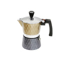 Italian Style Stove Top Espresso Coffee Maker 6 Cup Random Mix Design 400 ml