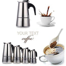 Stainless Steel Stove Top Coffee Maker 12 Cup 26.5 cm