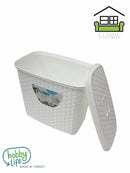 Rattan Multipurpose Plastic Laundry Hamper Detergent Basket 6 Litre 27*17*23 cm