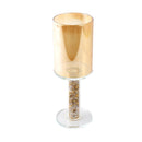 Crystal Glass Candleholder 19 cm