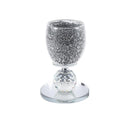 Crystal Glass Candleholder 12 cm