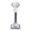 Crystal Glass Candleholder 22.5 cm