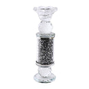 Crystal Glass Candleholder 20 cm