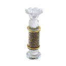 Crystal Glass Candleholder 24 cm