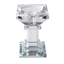 Crystal Glass Candleholder H - 15 cm ; W - 10 cm