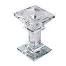 Crystal Glass Candleholder H - 15 cm ; W - 10 cm