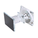 Crystal Glass Candleholder H - 15 cm ; W - 10 cm