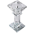 Crystal Glass Candleholder H - 23 cm ; W - 10cm