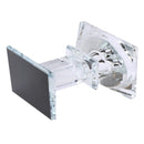 Crystal Glass Candleholder H - 23 cm ; W - 10cm