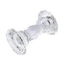 Crystal Glass Candleholder 14 cm