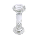 Crystal Glass Candleholder 20 cm