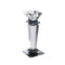 Home Decor Crystal Glass Candlestick Holder H - 18 cm ; W - 7 cm
