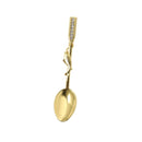 Gold Plated Deco Coffee Spoon Set of 6 Pcs 11 cm Utensils