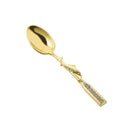 Gold Plated Deco Coffee Spoon Set of 6 Pcs 11 cm Utensils