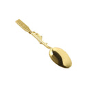 Gold Plated Deco Coffee Spoon Set of 6 Pcs 11 cm Utensils
