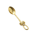 Gold Plated Deco Coffee Spoon Set of 6 Pcs 11 cm Utensils