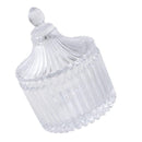 Glass Sugar Bowl with lid D - 7 cm ; H - 5 cm