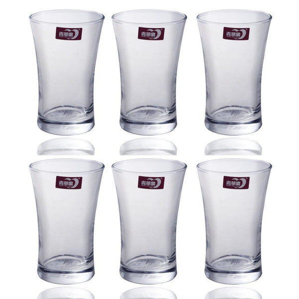Multipurpose Beverage Drinking Glass Tumblers Set of 6 pcs 290 ml