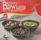 Black Ceramic Serving Dipping Round Snacks Fruits and Nuts Bowl 3 Pcs with Stand 13 cm