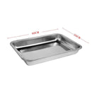 baking tray Stainless Steel Baking Tray Rectangular Shallow 39*29 cm 4.5 cm Depth-Classic Homeware & Gifts-21656