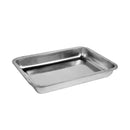 baking tray Stainless Steel Baking Tray Rectangular Shallow 49*34 cm 4.5 cm Depth-Classic Homeware &amp; Gifts-21658