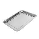 baking tray Stainless Steel Baking Tray Rectangular Shallow 49*34 cm 2 cm Depth-Classic Homeware & Gifts-21654