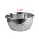 Stainless Steel Rice Bowl Strainer 24 cm