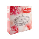 Acrylic Serving and Divided Platter with Lid 35 cm