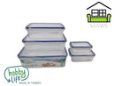 Airtight Stackable Food Storage Containers 5 Pcs
