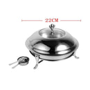 chafing dish-Stainless Steel Chafing Dish Deluxe Quality Banquet Food Warmer 22 cm-Classic Homeware & Gifts