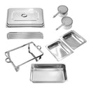 chafing dish-Stainless Steel Chafing Dish Double Platter 2 Burner-Classic Homeware & Gifts
