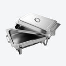 chafing dish-Stainless Steel Chafing Dish Single Platter 2 Burner 60*36*32 cm-Classic Homeware & Gifts