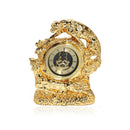 clock-Tiger Statue with Clock Figurine Sculpture Gold 33*30 cm-Home Decor Statue-Classic Homeware & Gifts-Classic Homeware & Gifts
