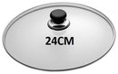 dollar store-Casserole Sauce Pot Glass Lid 24 cm-Classic Homeware & Gifts