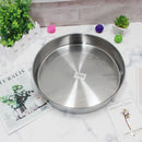 dollar store-Stainless Steel Round Baking Tray 28 cm depth 5 cm-Classic Homeware & Gifts