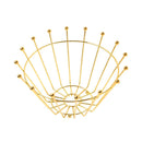 Deco Gold Fruit Basket 25*25*14 cm