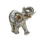 Sculpture Statue Resin Figurine Elephant Pearl Silver Color 26*10*23 cm