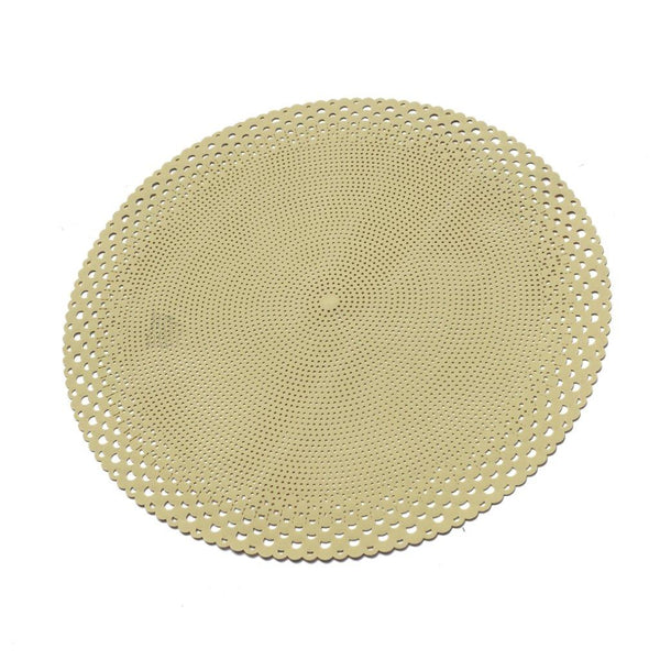 Multicolor Round Abstract Pattern Plastic Dining Table Placemat