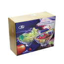 Crystal Glass Footed Candy Bowl Dipping Bowl Set of 2 Pcs 21*14*9 cm