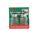 Mason Jar Style Glass Condiment Salt & Pepper Shaker Set of 2 Pcs 3.8*8.8 cm
