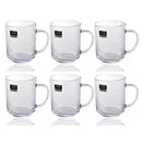 Lead Free Glass Tea Cup Set of 6 pcs 240 ml