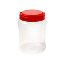 Plastic Storage Jar Set of 5 pcs with Lid 8.5*12CM/11*15CM/14*19 cm