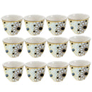 Ceramic Coffee Cup Cawa Set of 12 Pcs 80 ml