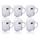 Lead Free Glass Tea Cup Set of 6 Pcs 240 ml