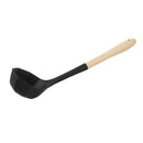 Wood and Silicone Soup Spoon Serving Ladle Utensils 32*8.2 cm