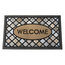 Mosaic Tile Design Indoor Outdoor Rubber Non Slip Waterproof Entrance Door Welcome Door Mat 45*75 cm