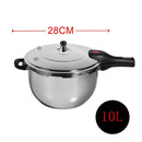 pressure cooker -Commercial Grade Stainless Steel Pressure Cooker 10 Litre-Classic Homeware & Gifts