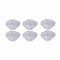 Crystal Cut Glass Fruit and Salad Bowl Set of 6 Pcs 13*6 cm