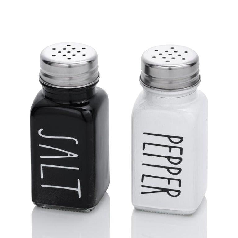 Glass Salt & Pepper Shaker Set of 2 Pcs 3.5*3.5*9.5 cm